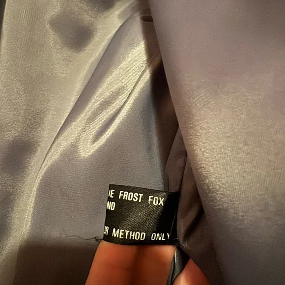 Saga Fur Gray and Brown Fox Jacket - Picture 6 of 8